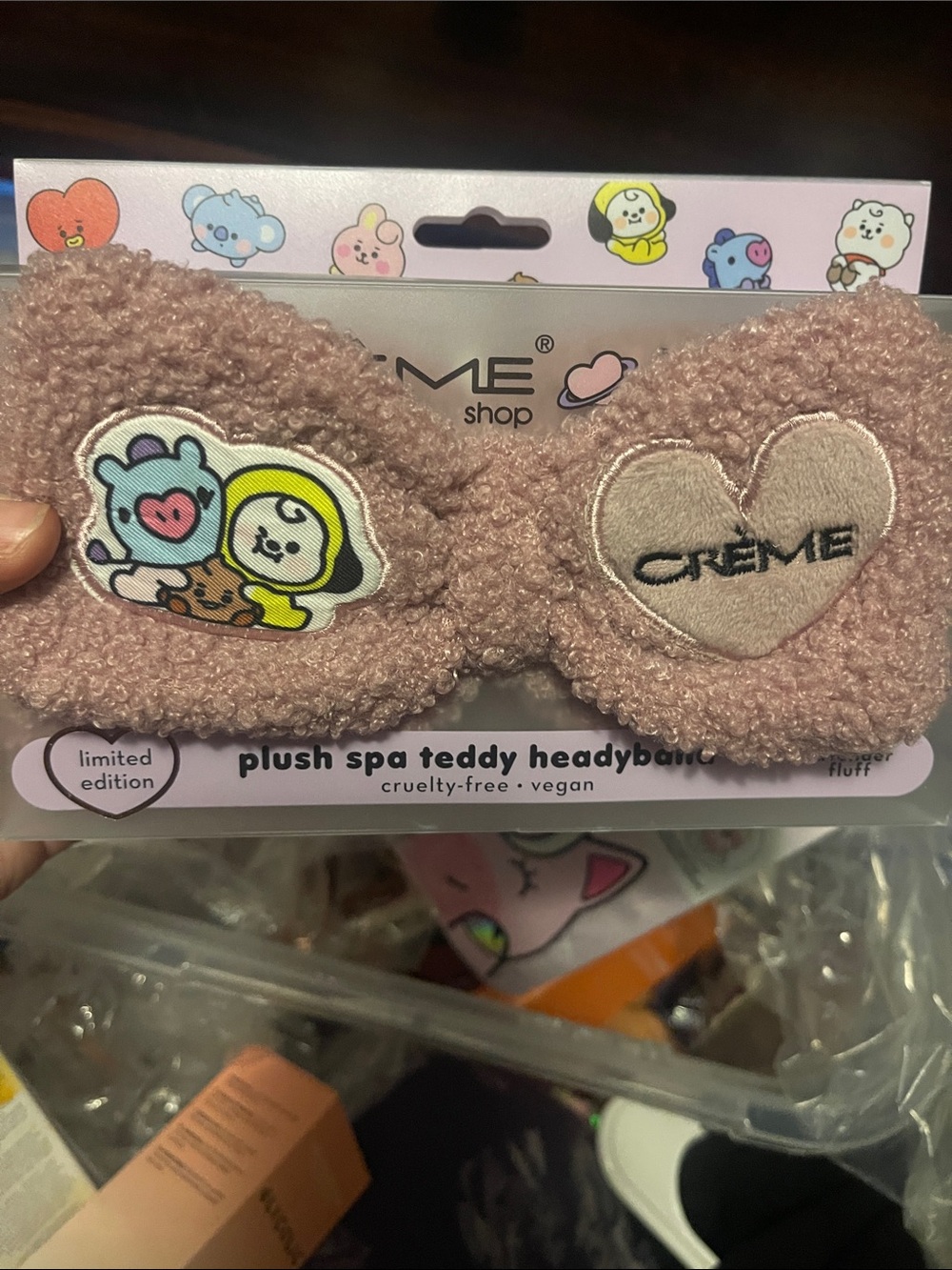 Plush Spa Teddy Headband the crème shop